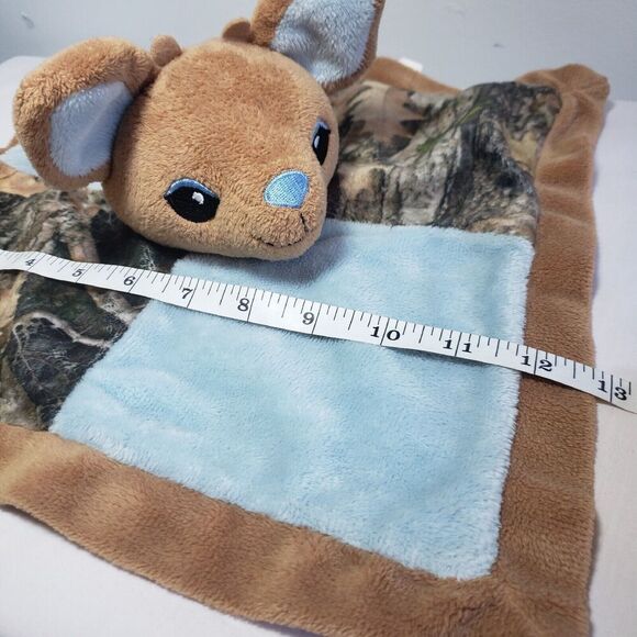Bass Pro Shops Camo Wild Deer Fawn Lovey Baby Security Blanket Blue Brown Toy - Picture 9 of 9